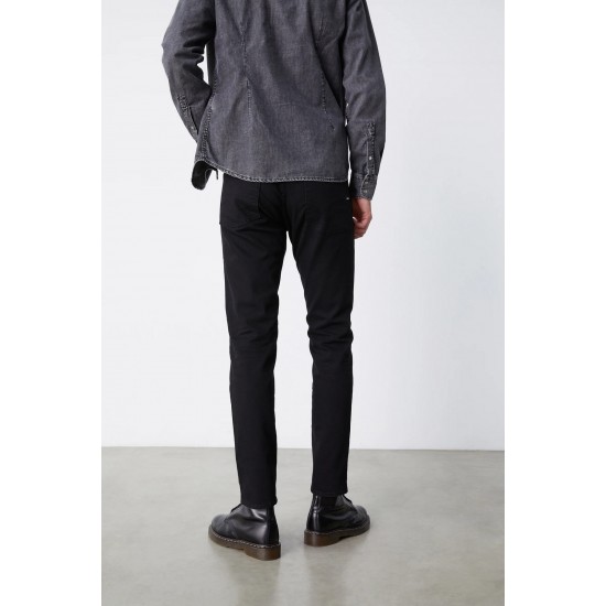 GAS παντελονι jeans Slim fit  ALBERT SIMPLE REV W706 μαυρο