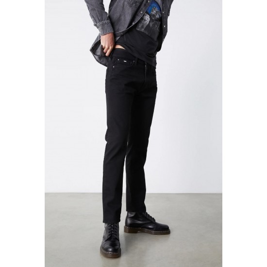 GAS παντελονι jeans Slim fit  ALBERT SIMPLE REV W706 μαυρο