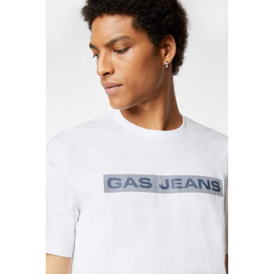 T-Shirt  SCUBA/S LINE GAS (λευκό)