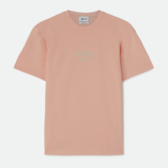 GAS T-SHIRT REGULAR FIT LOGO ΣΟΜΟΝ GAS T-SHIRT REGULAR FIT LOGO ΣΟΜΟΝ