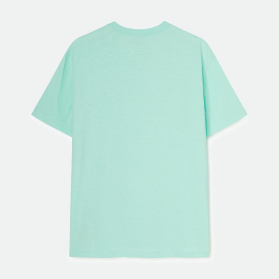GAS T-SHIRT REGULAR FIT LOGO ΒΕΡΑΜΑΝ