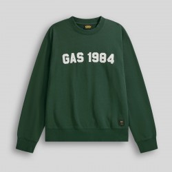 GAS ΦΟΥΤΕΡ HERITAGE REGULAR FIT LOGO ΠΡΑΣΙΝΟ