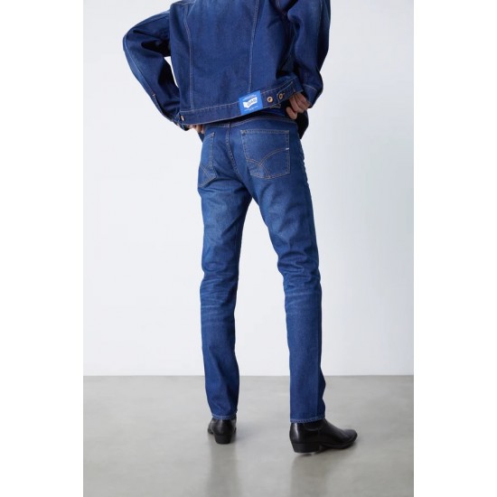 GAS παντελονι jeans Slim fit  ALBERT SIMPLE REV W020 μπλε