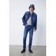 GAS παντελονι jeans Slim fit  ALBERT SIMPLE REV W020 μπλε