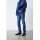 GAS παντελονι jeans Slim fit  ALBERT SIMPLE REV W020 μπλε