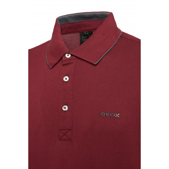 Μπλούζα Polo μακρυμάνικη GEOX (κόκκινο)