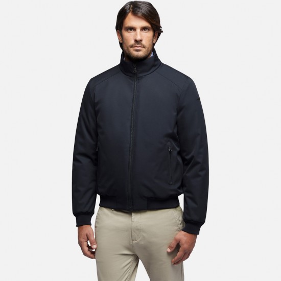 GEOX Μπουφάν Bomber Vincit μπλε GEOX Μπουφάν Bomber Vincit μπλε