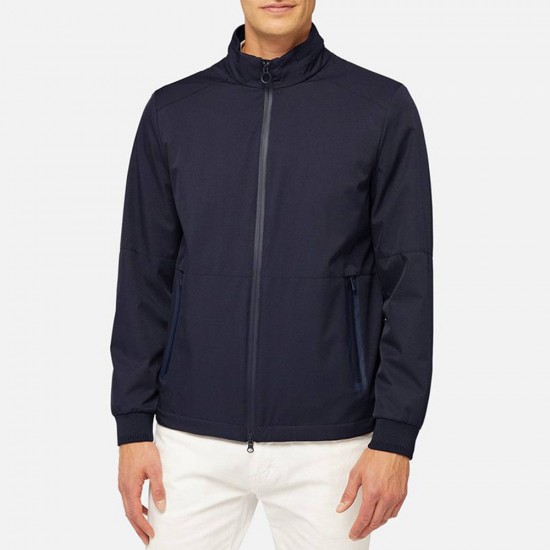 GEOX ΜΠΟΥΦΑΝ SPHERICA BOMBER ΜΠΛΕ