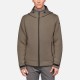 GEOX ΖΑΚΕΤΑ SWEATER HOOD ZIP ΜΕ ΚΟΥΚΟΥΛΑ ΓΚΡΙ