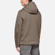 GEOX ΖΑΚΕΤΑ SWEATER HOOD ZIP ΜΕ ΚΟΥΚΟΥΛΑ ΓΚΡΙ