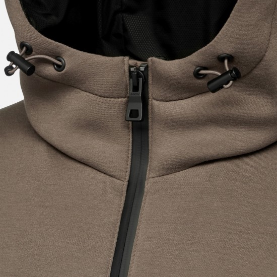 GEOX ΖΑΚΕΤΑ SWEATER HOOD ZIP ΜΕ ΚΟΥΚΟΥΛΑ ΓΚΡΙ