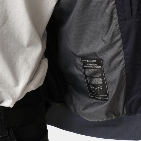 GEOX ΜΠΟΥΦΑΝ M EOLO BOMBER STRETCH ΜΠΛΕ