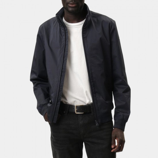 GEOX ΜΠΟΥΦΑΝ M EOLO BOMBER STRETCH ΜΠΛΕ