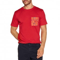 GEOX T-SHIRT POCKET ΚΟΚΚΙΝΟ