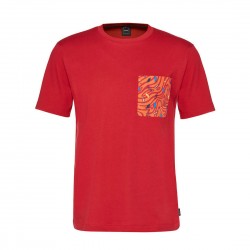 GEOX T-SHIRT POCKET ΚΟΚΚΙΝΟ