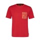 GEOX T-SHIRT POCKET ΚΟΚΚΙΝΟ