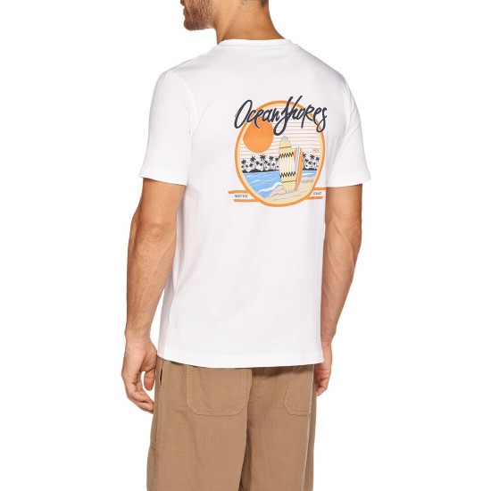 GEOX T-SHIRT BACK PRINT ΕΚΡΟΥ