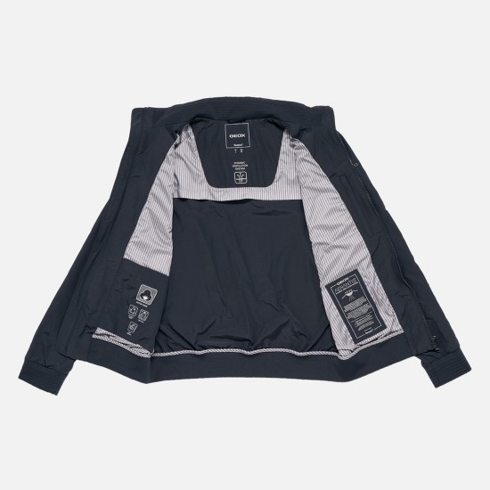 GEOX ΜΠΟΥΦΑΝ BOMBER VINCIT AERANTIS ΜΠΛΕ