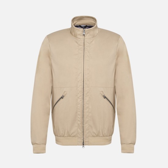 GEOX ΜΠΟΥΦΑΝ BOMBER EOLO STRETCH MIXED ΜΠΕΖ