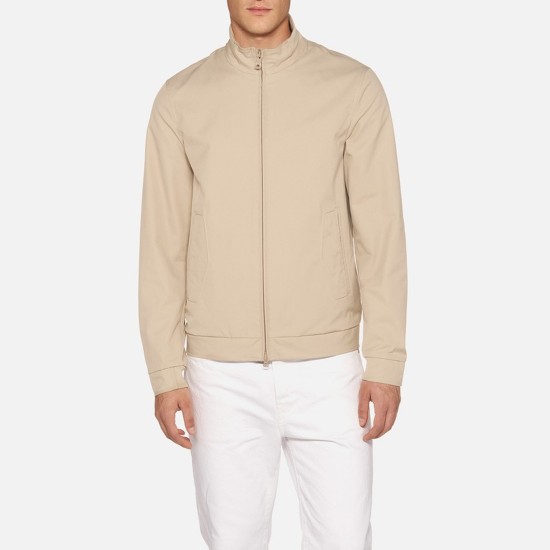 GEOX ΜΠΟΥΦΑΝ BOMBER JACOPO REGULAR FIT ΜΠΕΖ