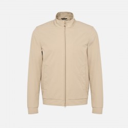 GEOX ΜΠΟΥΦΑΝ BOMBER JACOPO REGULAR FIT ΜΠΕΖ