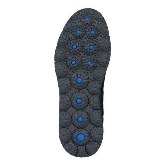 GEOX ΠΑΠΟΥΤΣΙΑ SNEAKERS U SPHERICA ΜΑΥΡΟ