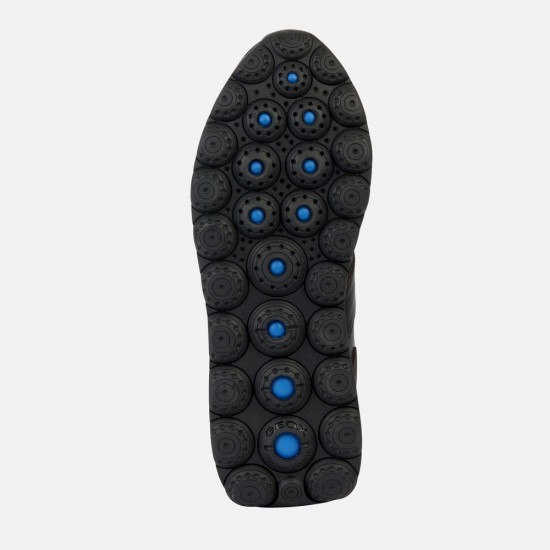 GEOX ΠΑΠΟΥΤΣΙΑ SNEAKERS U SPHERICA VSERIES ΚΑΦΕ