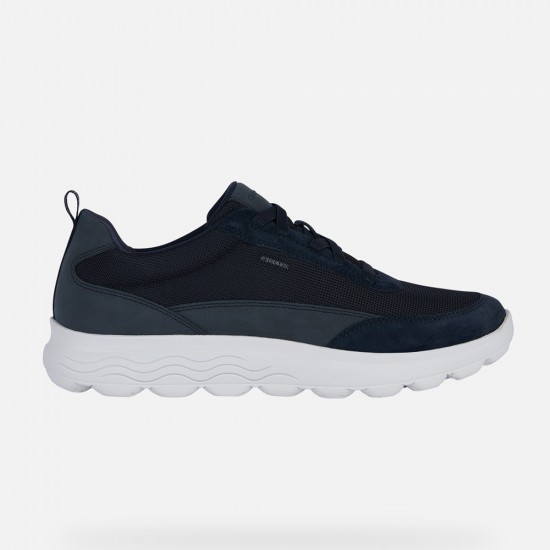 GEOX ΠΑΠΟΥΤΣΙΑ SNEAKERS SPHERICA ΜΠΛΕ