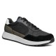 GEOX ΠΑΠΟΥΤΣΙΑ SNEAKERS MOLVENO B ΛΕΥΚΟ-ΜΑΥΡΟ