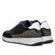 GEOX ΠΑΠΟΥΤΣΙΑ SNEAKERS MOLVENO B ΛΕΥΚΟ-ΜΑΥΡΟ