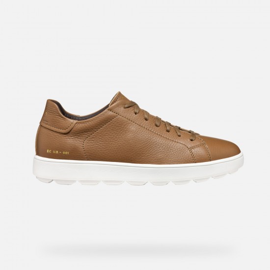GEOX ΠΑΠΟΥΤΣΙΑ SNEAKERS SPHERICA ECUB ΚΑΦΕ