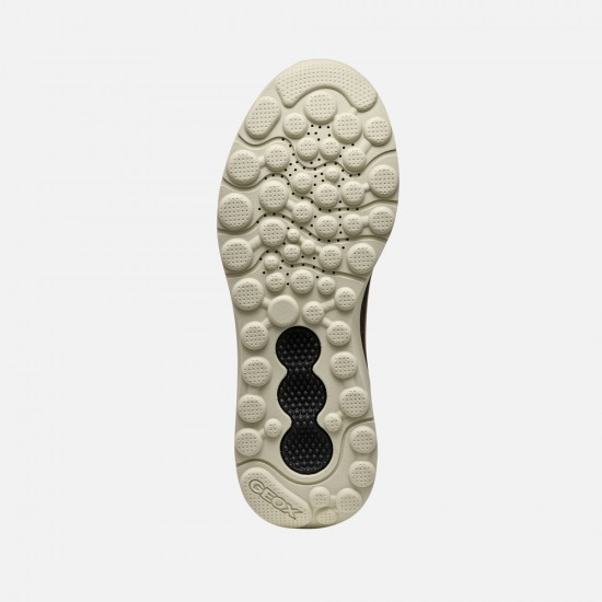 GEOX ΠΑΠΟΥΤΣΙΑ SNEAKERS SPHERICA ACTIF X1 ΓΚΡΙ-ΚΑΦΕ 