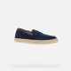 GEOX ΠΑΠΟΥΤΣΙΑ LOAFERS SUEDE U COSTUNI ΜΠΛΕ