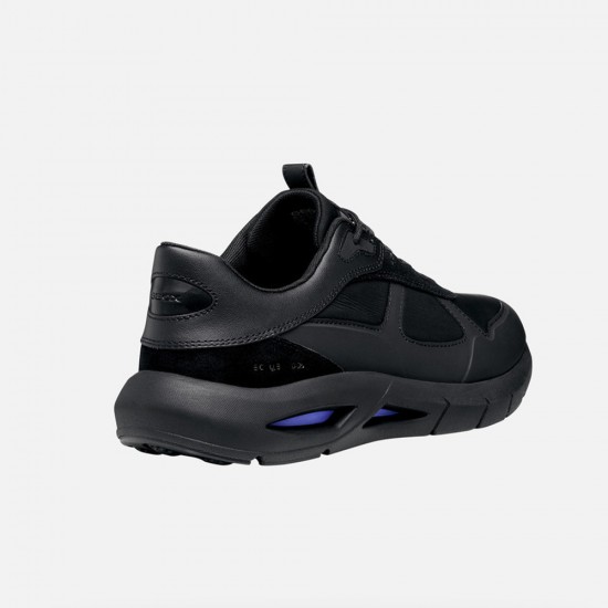 GEOX ΠΑΠΟΥΤΣΙΑ SNEAKERS SPHERICA ECUB-5 ΜΑΥΡΟ GEOX ΠΑΠΟΥΤΣΙΑ SNEAKERS SPHERICA ECUB-5 ΜΑΥΡΟ