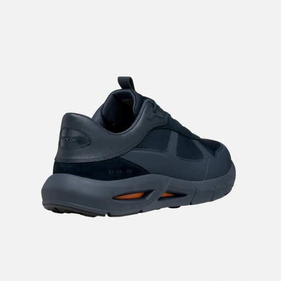 GEOX ΠΑΠΟΥΤΣΙΑ SNEAKERS SPHERICA ECUB-5 ΜΠΛΕ GEOX ΠΑΠΟΥΤΣΙΑ SNEAKERS SPHERICA ECUB-5 ΜΠΛΕ