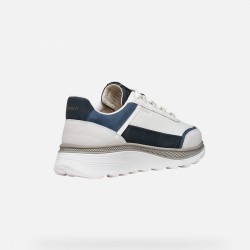 GEOX ΠΑΠΟΥΤΣΙΑ SNEAKERS SPHERICA ACTIF X1 ΜΠΛΕ-ΛΕΥΚΟ