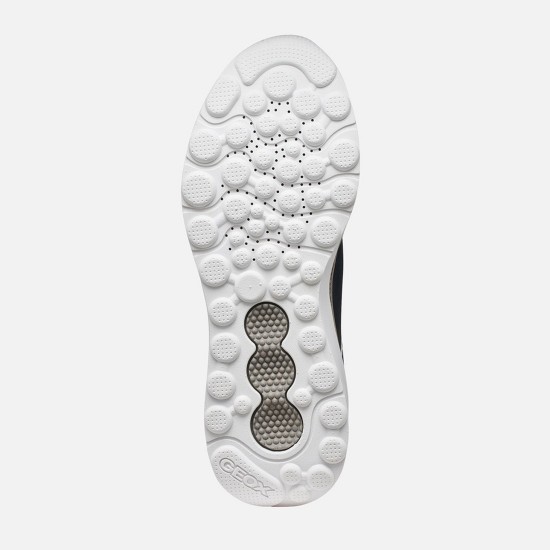 GEOX ΠΑΠΟΥΤΣΙΑ SNEAKERS SPHERICA ACTIF X1 ΜΠΛΕ-ΛΕΥΚΟ