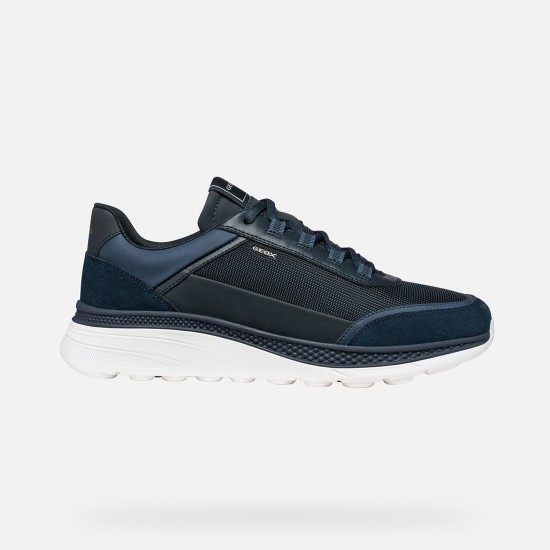 GEOX ΠΑΠΟΥΤΣΙΑ SNEAKERS SPHERICA ACTIF X1 ΜΠΛΕ