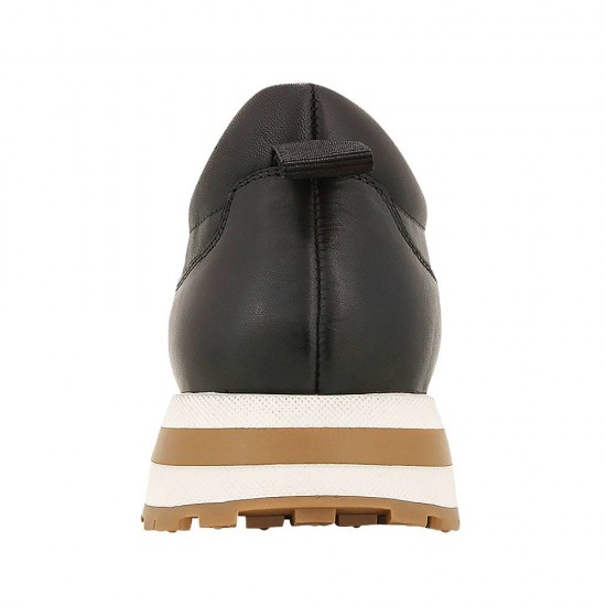 GKUOMO ΠΑΠΟΥΤΣΙΑ SNEAKERS COFFEE ΣΚΟΥΡΟ ΚΑΦΕ