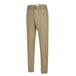 HATTRIC ΠΑΝΤΕΛΟΝΙ CHINO HARVEY MODERN FIT STRETCH ΜΙΚΡΟΣΧΕΔΙΟ ΜΠΕΖ