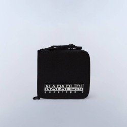 NAPAPIJRI ΠΟΡΤΟΦΟΛΙ H-CALA LOGO ΜΑΥΡΟ