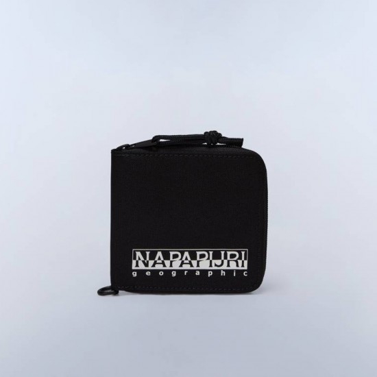NAPAPIJRI ΠΟΡΤΟΦΟΛΙ H-CALA LOGO ΜΑΥΡΟ