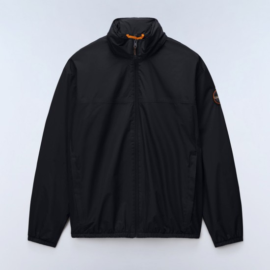 NAPAPIJRI ΜΠΟΥΦΑΝ ΛΕΠΤΟ A-CLOUDY 2.0 RELAXED FIT ΜΑΥΡΟ