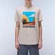 NAPAPIJRI T-SHIRT S-ARBIA RELAXED FIT LOGO ΜΠΕΖ