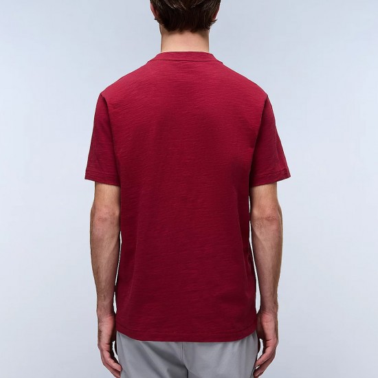 NAPAPIJRI T-SHIRT S-ARBIA RELAXED FIT LOGO ΜΠΟΡΝΤΟ