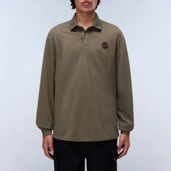 NAPAPIJRI POLO E-BADGE RELAXED FIT LOGO ΛΑΔΙ NAPAPIJRI POLO E-BADGE RELAXED FIT LOGO ΛΑΔΙ