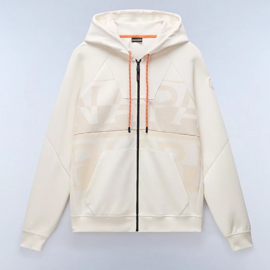 NAPAPIJRI ΖΑΚΕΤΑ HOODIE B-ANGHIARI LOOSE PREMIUM LOGO ΕΚΡΟΥ NAPAPIJRI ΖΑΚΕΤΑ HOODIE B-ANGHIARI LOOSE PREMIUM LOGO ΕΚΡΟΥ