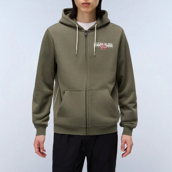 NAPAPIJRI ΖΑΚΕΤΑ ΦΟΥΤΕΡ AYLMER REGULAR FIT LOGO ΛΑΔΙ