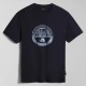 NAPAPIJRI T-SHIRT S-BOLLO REGULAR FIT LOGO ΜΠΛΕ NAPAPIJRI T-SHIRT S-BOLLO REGULAR FIT LOGO ΜΠΛΕ