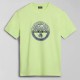 NAPAPIJRI T-SHIRT S-BOLLO REGULAR FIT LOGO ΚΙΤΡΙΝΟ NAPAPIJRI T-SHIRT S-BOLLO REGULAR FIT LOGO ΚΙΤΡΙΝΟ